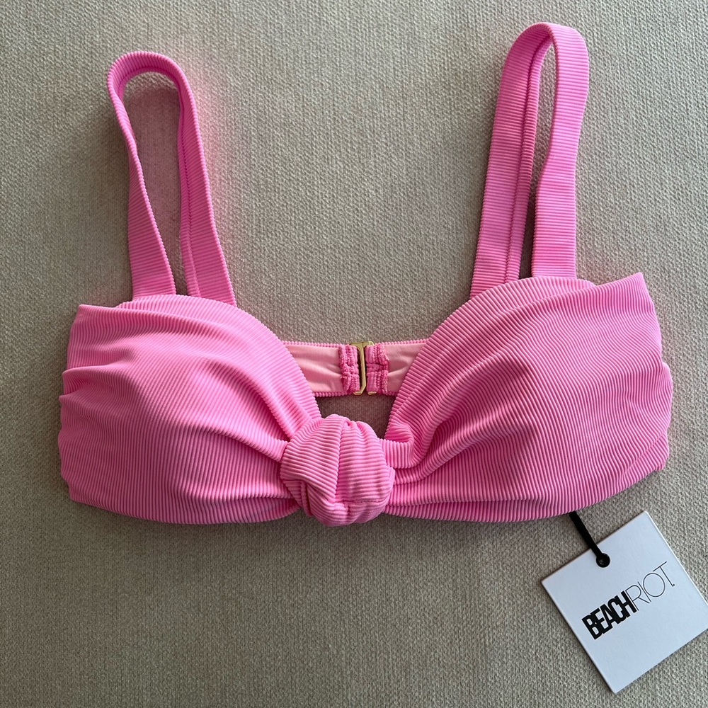 Beach Riot SOPHIA TOP PRISM PINK